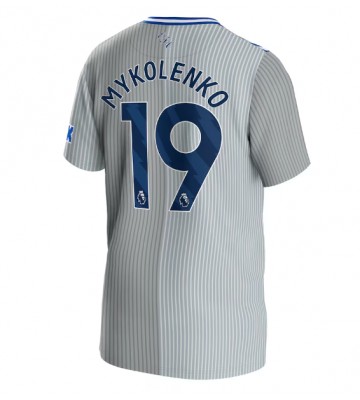 Everton Vitaliy Mykolenko #19 Tercera Equipación 2023-24 Manga Corta